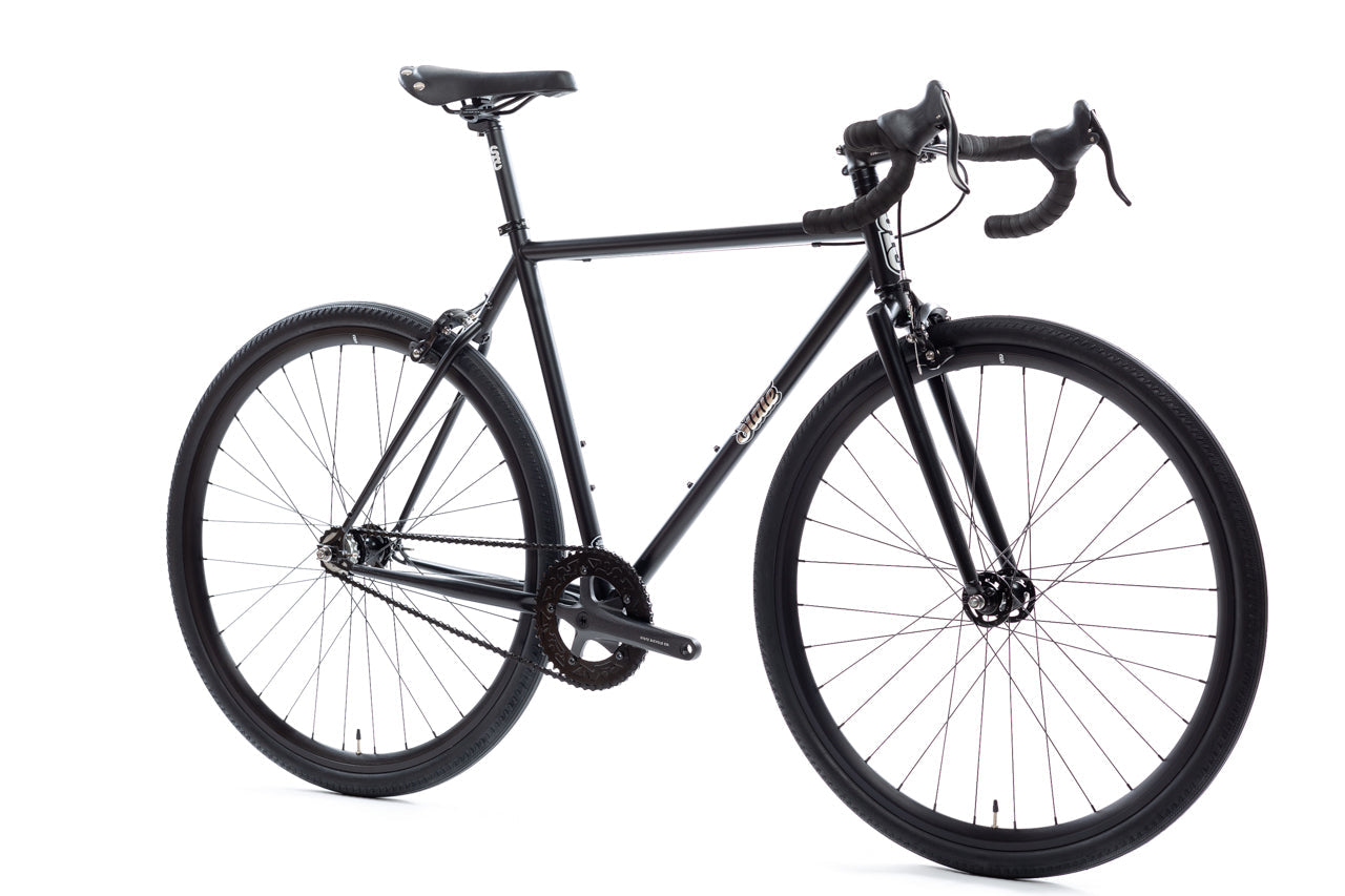 4130 - Matte Black / Mirror – (Fixed Gear / Single-Speed) - Cycleson