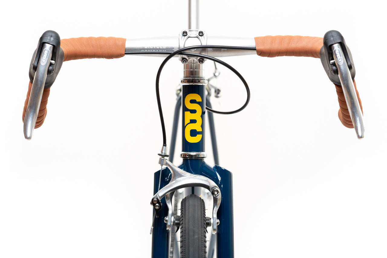 4130 - Navy / Gold – (Fixed Gear / Single-Speed) - Cycleson